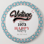 sinds - 1973 ronde button 6,0 cm (Voorkant)