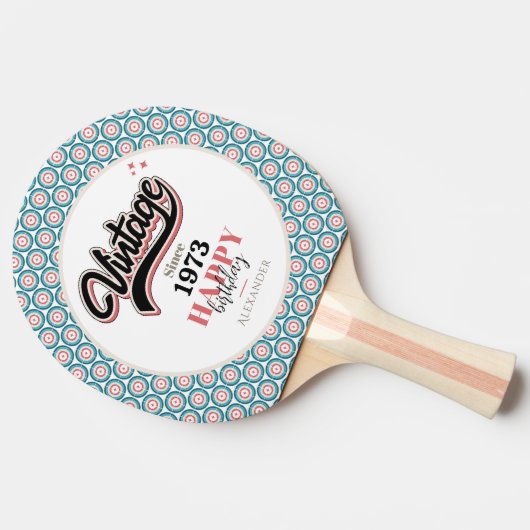  sinds - 1973 tafeltennisbatje (Zijkant)