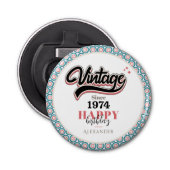  sinds - 1974 button flesopener (Voorkant)