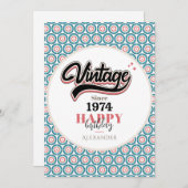  sinds - 1974 feestdagenkaart (Voorkant / Achterkant)