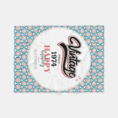 sinds - 1974 fleece deken (Voorkant (Horizontaal))