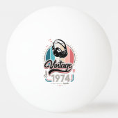  sinds 1974 Hoofdtelefoon Pingpongbal (Voorkant)