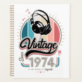  sinds 1974 Hoofdtelefoon Planner (Voorkant)