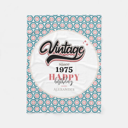  sinds - 1975 fleece deken (Voorkant)