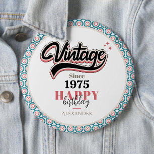  sinds - 1975 ronde button 6,0 cm