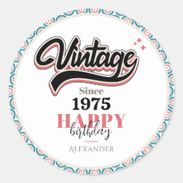  sinds - 1975 ronde sticker