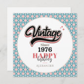  sinds - 1976 bedankkaart (Voorkant / Achterkant)