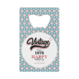  sinds - 1976 creditkaart flessenopener