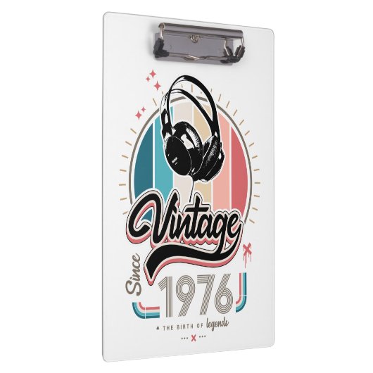 sinds 1976 Hoofdtelefoon Klembord (Rechts)