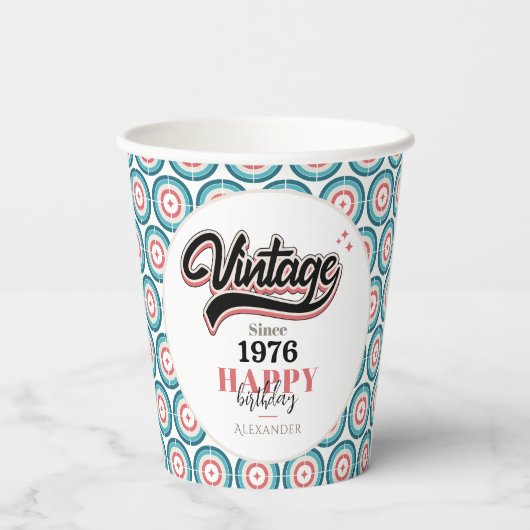 sinds - 1976 papieren bekers (Achterkant)