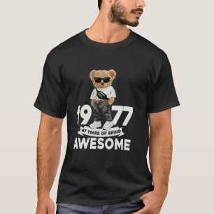  Sinds 1977 47e Verjaardag Geschenken 47 jaar oud T-shirt