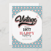 sinds - 1977 feestdagenkaart (Voorkant / Achterkant)