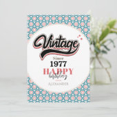 sinds - 1977 feestdagenkaart (Staand voorkant)