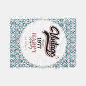  sinds - 1977 fleece deken (Voorkant (Horizontaal))