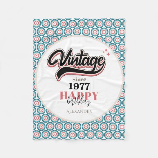  sinds - 1977 fleece deken (Voorkant)