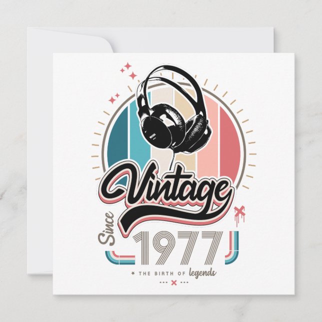  sinds 1977 Hoofdtelefoon (Voorkant)