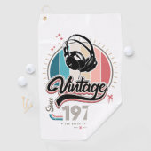 sinds 1977 Hoofdtelefoon Golfhanddoek (Insitu)