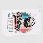  sinds 1977 Hoofdtelefoon Golfhanddoek (Horizontaal)