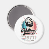 sinds 1977 Hoofdtelefoon Magneet (Voorkant / Achterkant)