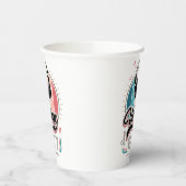  sinds 1977 Hoofdtelefoon Papieren Bekers (Links)