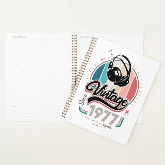  sinds 1977 Hoofdtelefoon Planner (Display)