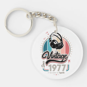 sinds 1977 Hoofdtelefoon Sleutelhanger