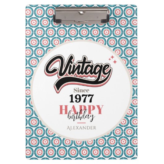  sinds - 1977 klembord (Voorkant)