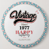  sinds - 1977 ronde button 6,0 cm (Voorkant)