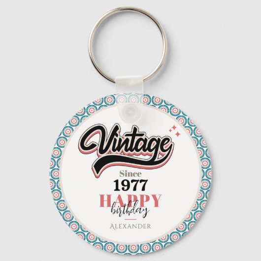 sinds - 1977 sleutelhanger (Achterkant)