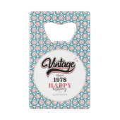  sinds - 1978 creditkaart flessenopener (Voorkant)