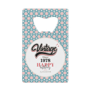  sinds - 1978 creditkaart flessenopener