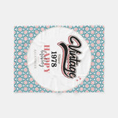  sinds - 1978 fleece deken (Voorkant (Horizontaal))