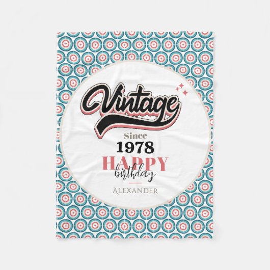  sinds - 1978 fleece deken (Voorkant)