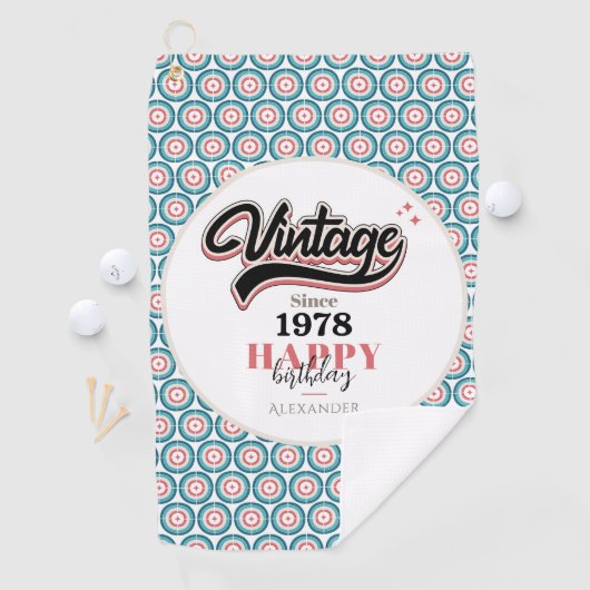  sinds - 1978 golfhanddoek (Insitu)