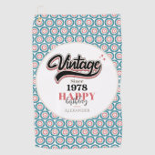  sinds - 1978 golfhanddoek (Voorkant)