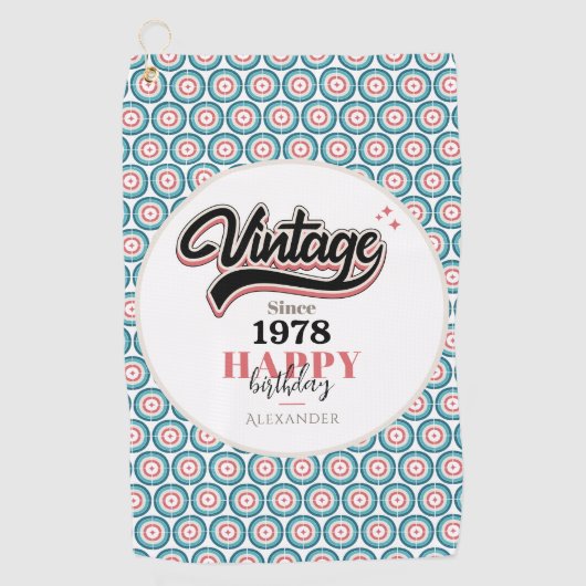  sinds - 1978 golfhanddoek (Voorkant)