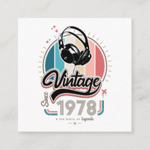 sinds 1978 Hoofdtelefoon Informatiekaartje