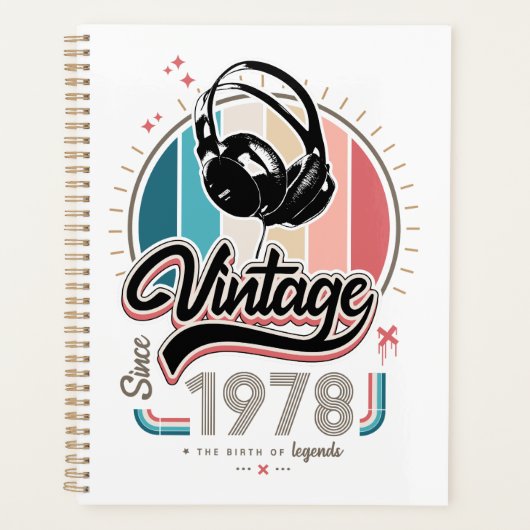  sinds 1978 Hoofdtelefoon Planner (Voorkant)