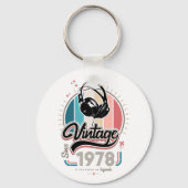  sinds 1978 Hoofdtelefoon Sleutelhanger (Achterkant)