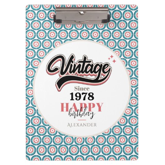  sinds - 1978 klembord (Voorkant)