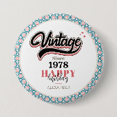  sinds - 1978 ronde button 7,6 cm (Voorkant)