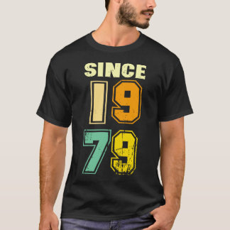 Sinds 1979, 40ste verjaardag,  Retrostijl T-shirt
