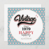  sinds - 1979 bedankkaart (Voorkant / Achterkant)