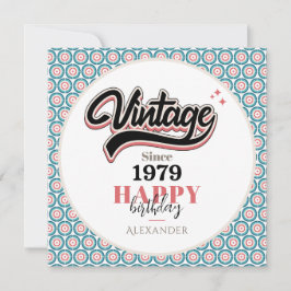  sinds - 1979 bedankkaart