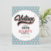  sinds - 1979 feestdagenkaart (Staand voorkant)