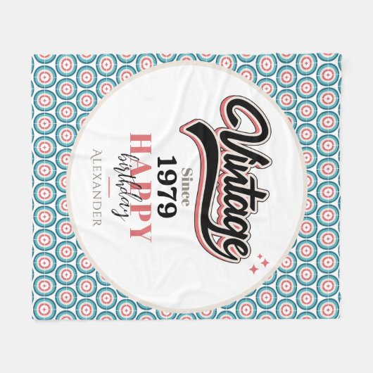  sinds - 1979 fleece deken (Voorkant (Horizontaal))