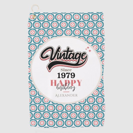  sinds - 1979 golfhanddoek (Voorkant)