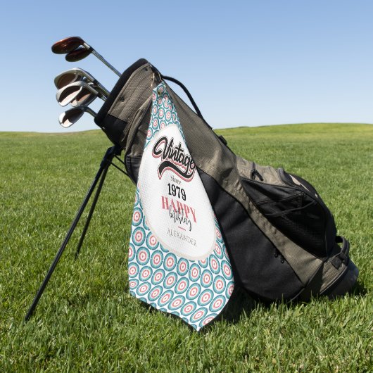  sinds - 1979 golfhanddoek (Groen)