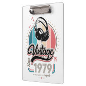  sinds 1979 Hoofdtelefoon Klembord (Links)