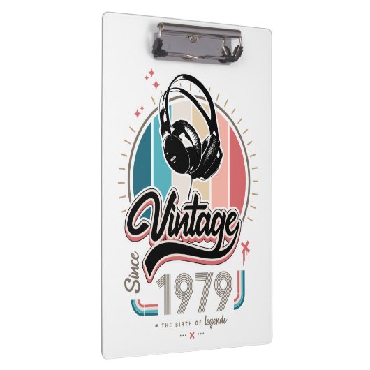 sinds 1979 Hoofdtelefoon Klembord (Rechts)